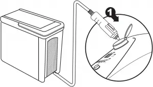 Using the 12V DC power outlet