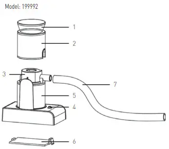 HENDI 199961 Smoke Infuser -Main parts of the product 1