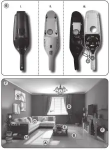 eta MONETO Stick Vacuum Cleaner 2 in 1--- Vacuum Cleaner
