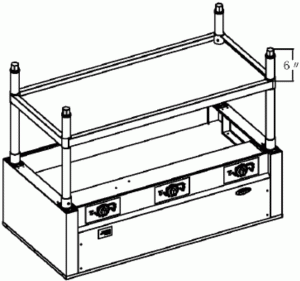 SENTINEL PA0200 Electric Hot Food Table - NSF standard