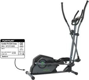 TUNTURI 16TCFC3000 Trainer Cardio Fit C30 Cross