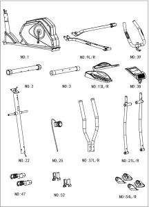 TUNTURI 16TCFC3000 Trainer Cardio Fit C30 Cross - FIG1
