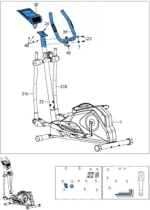 TUNTURI 16TCFC3000 Trainer Cardio Fit C30 Cross - FIG11