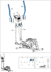 TUNTURI 16TCFC3000 Trainer Cardio Fit C30 Cross - FIG12