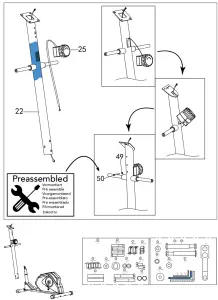 TUNTURI 16TCFC3000 Trainer Cardio Fit C30 Cross - FIG6