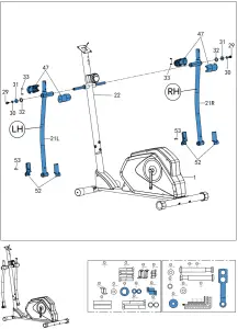 TUNTURI 16TCFC3000 Trainer Cardio Fit C30 Cross - FIG8