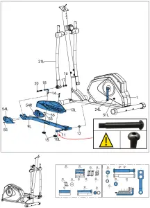 TUNTURI 16TCFC3000 Trainer Cardio Fit C30 Cross - FIG9