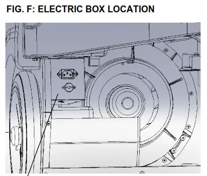 DRI-EAZ 110128 F410 2800i Portable Dehumidifier- BOX LOCATION
