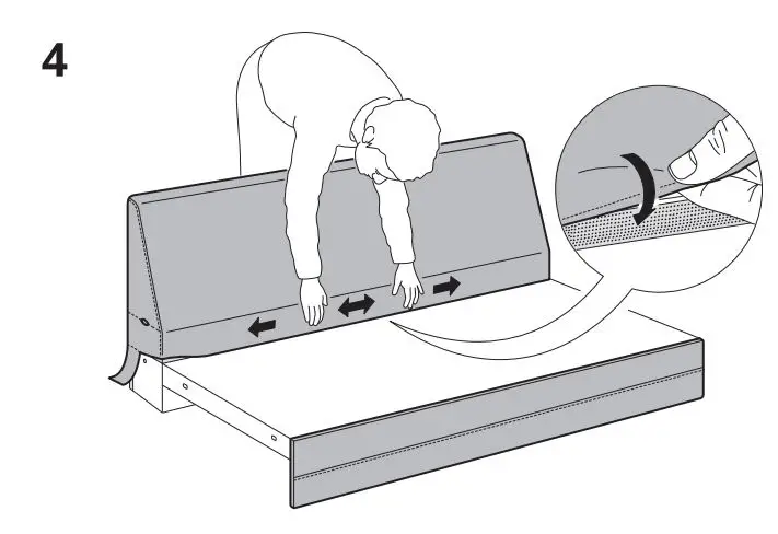 IKEA GRÖNLID 2 Sofa Instruction Manual - Assembly 4
