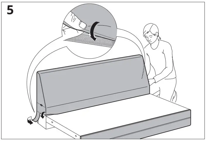 IKEA GRÖNLID 2 Sofa Instruction Manual - Assembly 5