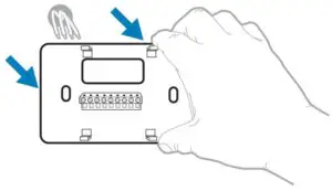 Fig 8 Disconnect the wires and remove the old wall plate