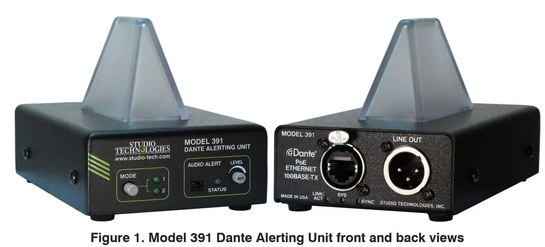 madison AV 391 Dante Alerting Unit