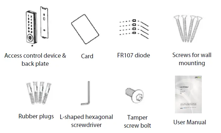 ZKTECO SA40 AandC Standalone Device fig 31