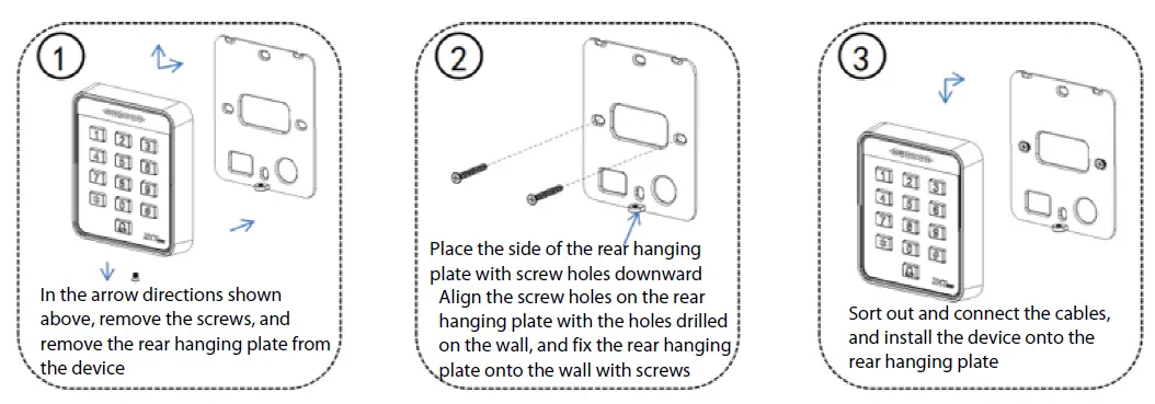 ZKTECO SA40 AandC Standalone Device fig 6