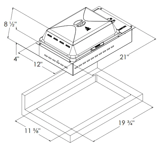 KENYON 145355 Silken Grill Touch Control - FIG1