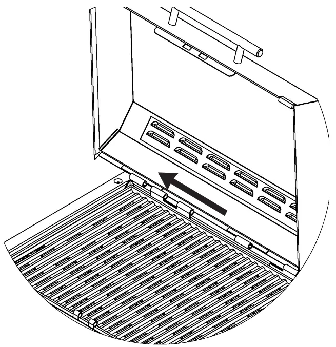 KENYON 145355 Silken Grill Touch Control - Lid Removal 1