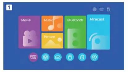 bomaker Magic 421 Max WiFi Projector 21