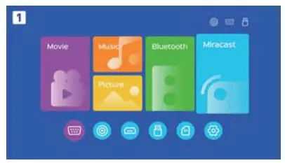 bomaker Magic 421 Max WiFi Projector 34