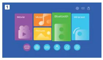 bomaker Magic 421 Max WiFi Projector 44