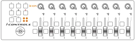 iCON i Controls Multi Controls with Joystick USB MIDI Controller - fig
