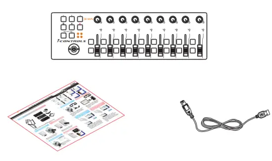iCON i Controls Multi Controls with Joystick USB MIDI Controller - package