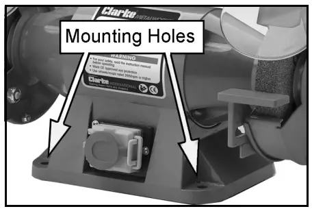 Clarke CHDBG500 Bench Grinder - fig 2