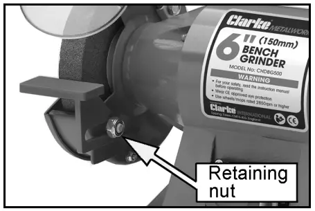 Clarke CHDBG500 Bench Grinder - fig 3