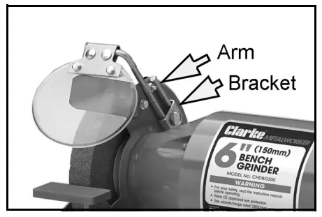 Clarke CHDBG500 Bench Grinder - fig 5
