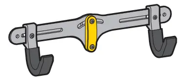 TOPEAK Twoup Tuneup Bike Stand - hook unit