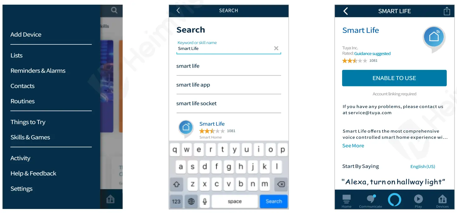 HeimVision Smart Wake-up Light - add device