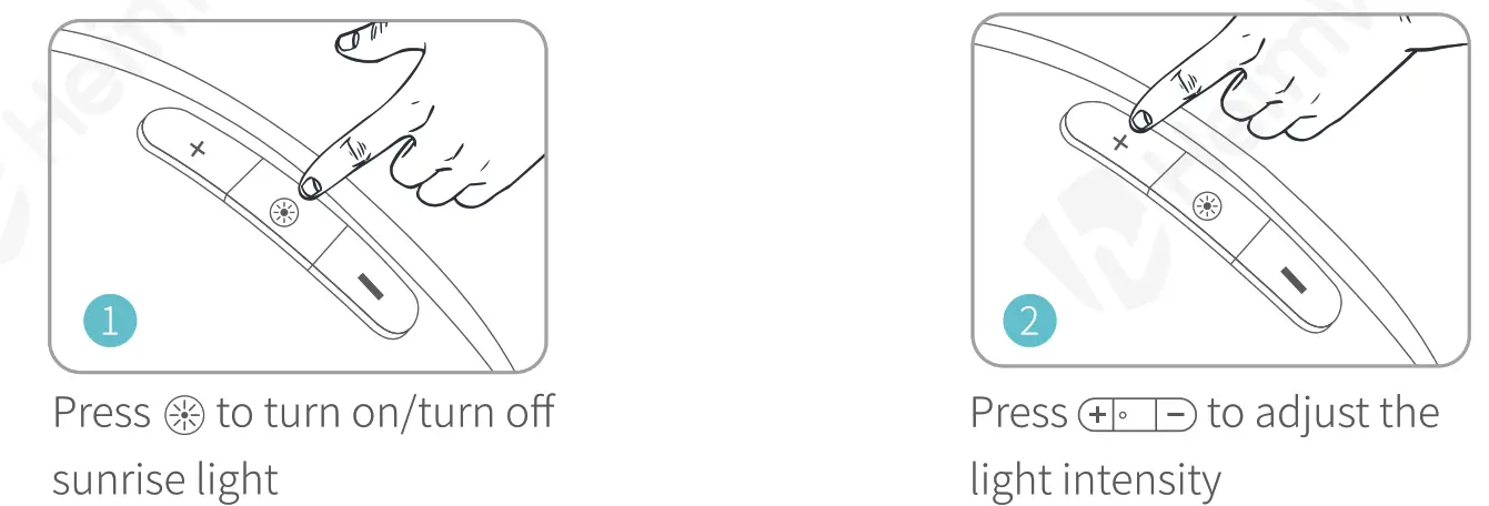 HeimVision Smart Wake-up Light - light on off