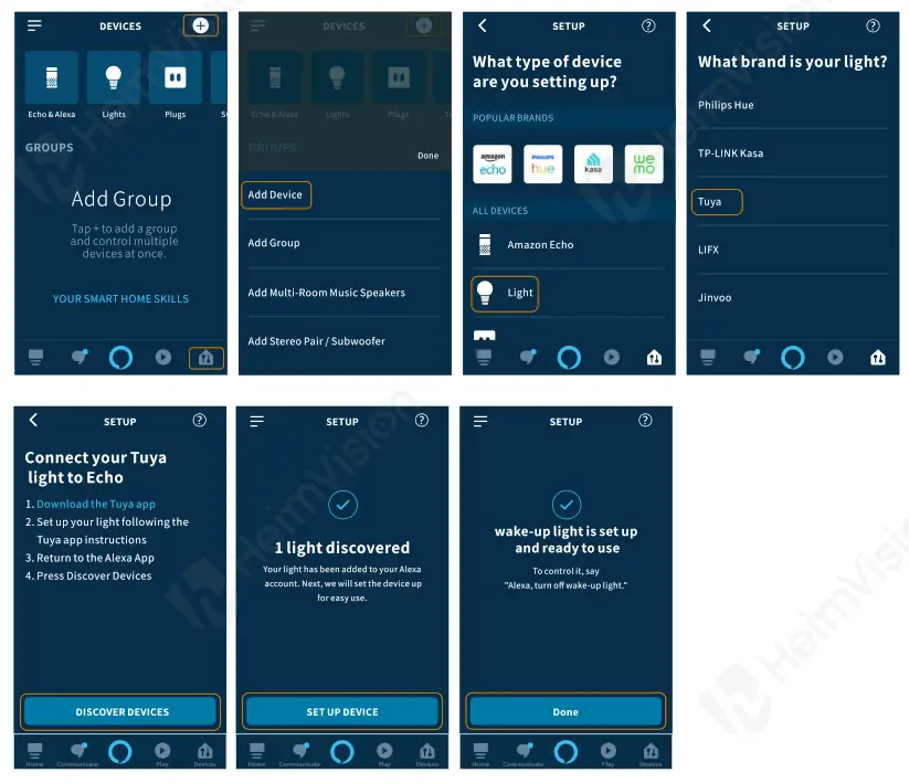 HeimVision Smart Wake-up Light - step