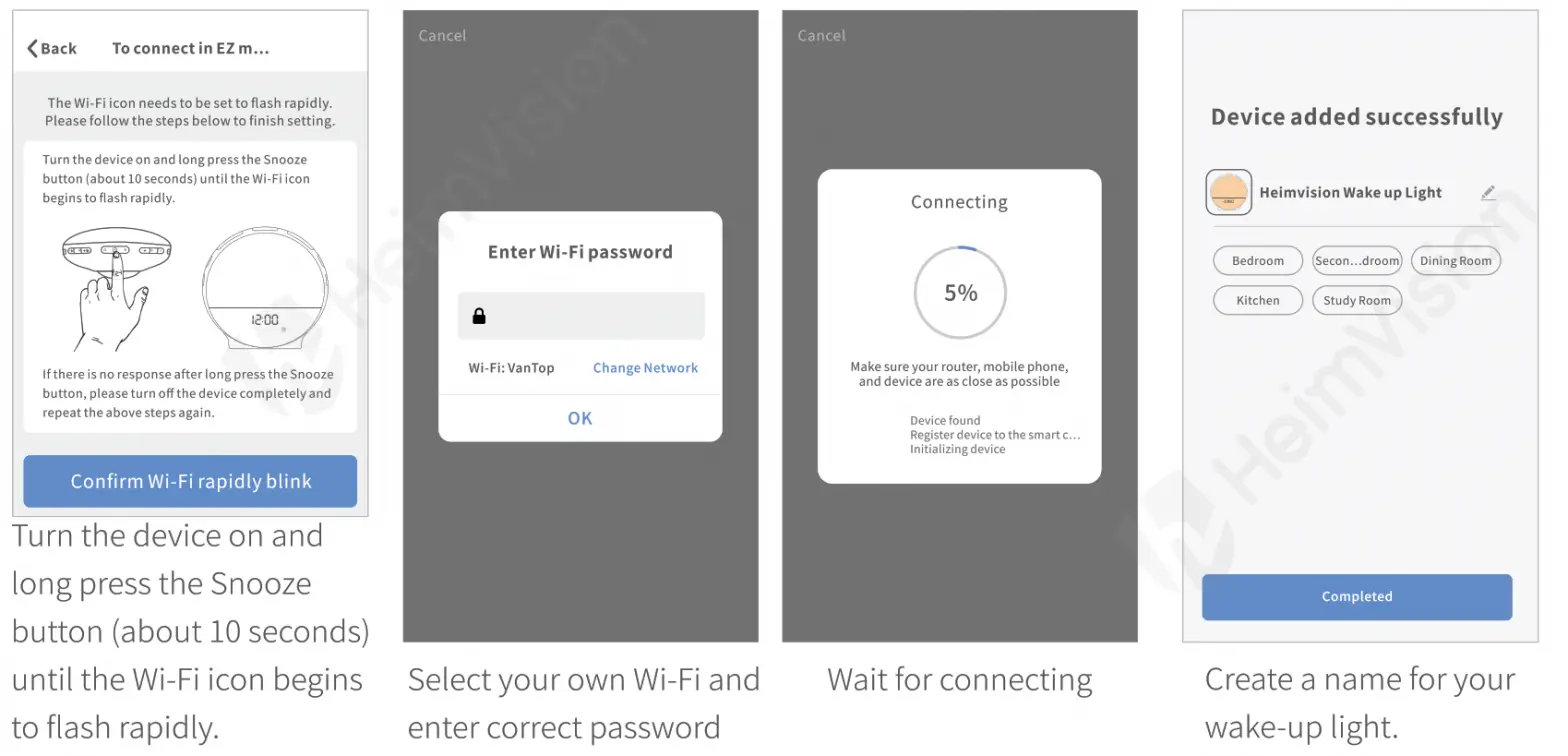 HeimVision Smart Wake-up Light - wifi