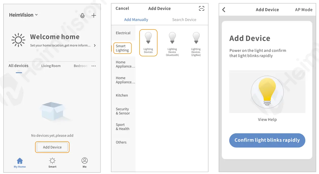 HeimVision Smart Wake-up Light - wifi connection