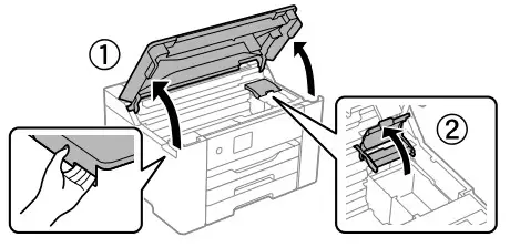 EPSON WF-7310 Series WorkForce Pro Wireless Wide-Format Printer - cartridges