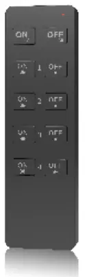 OPTONICA 6341 10-Key RF Remote Controller