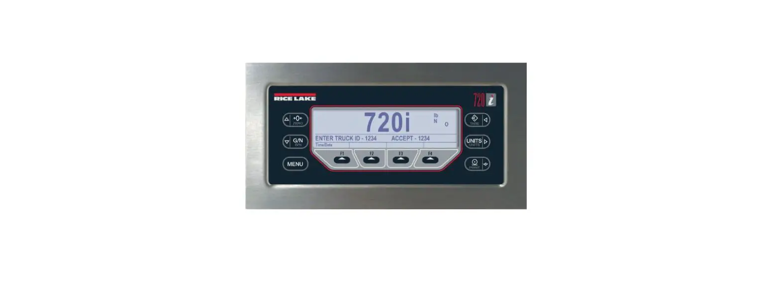 Rice Lake 820i Programmable Weight Indicator And Controller Instruction Manual