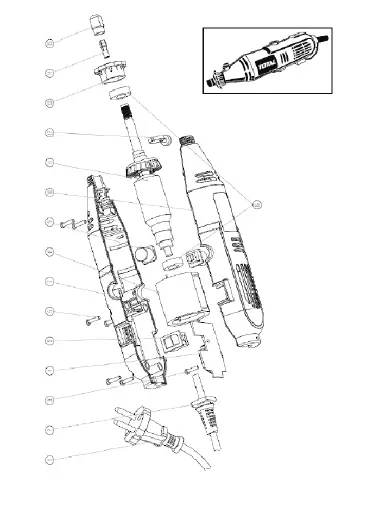 TOTAL TOOLS TG501032 130W Mini Grinder fig 11