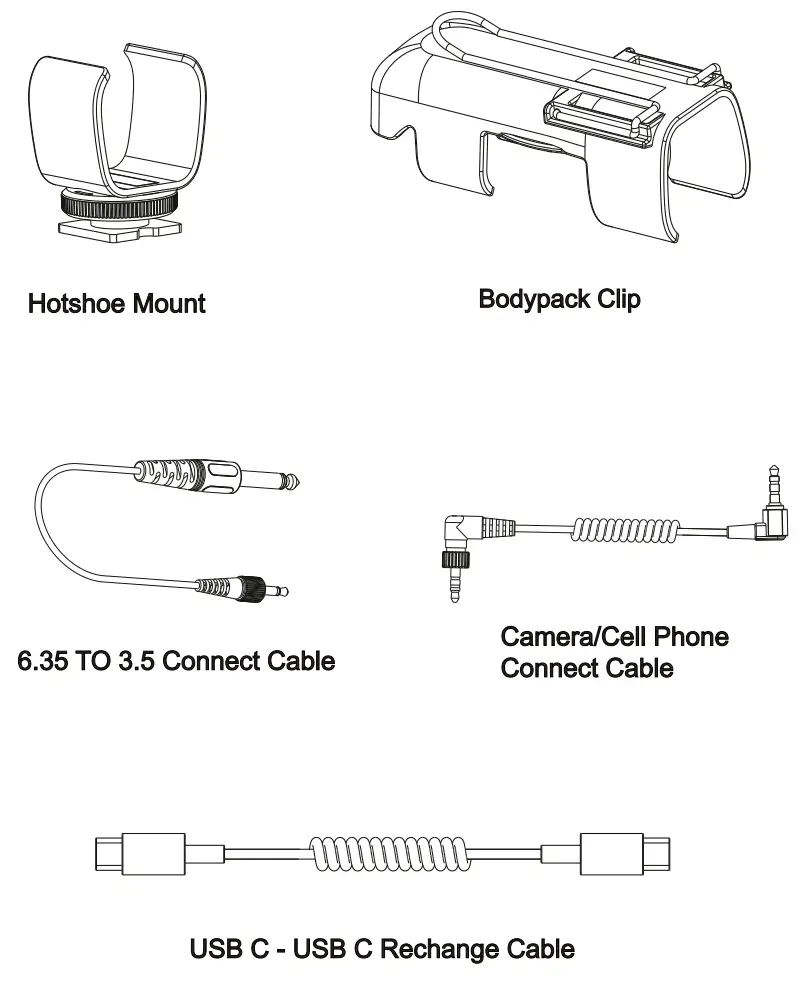KRIEG KTR2 UHF Wireless Microphone System - Transmiter 2