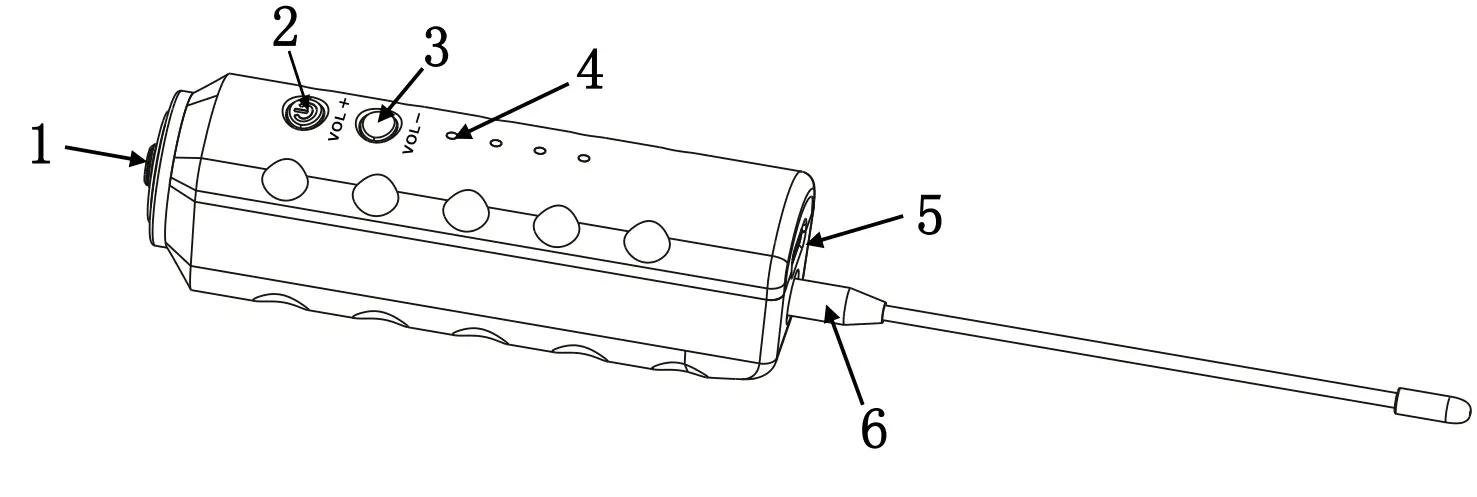 KRIEG KTR2 UHF Wireless Microphone System - fig