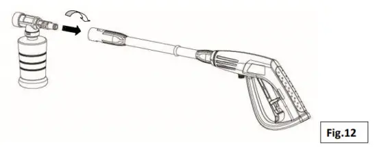 TEANDE 3160343 Electric High Pressure Washer - USING PRESSURE WASHER DETERGENT