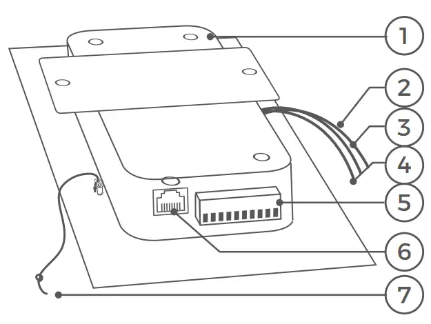 DoorBird D21x IP Video Door Station Inside