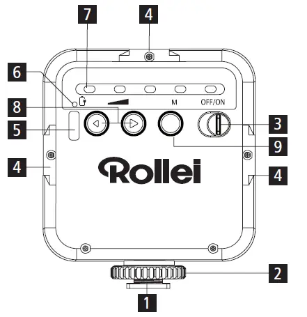 Rollei LUMIS Mini LED Powerful LED Spotlight-3