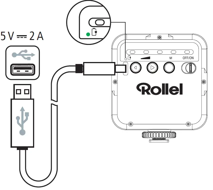 Rollei LUMIS Mini LED Powerful LED Spotlight-4