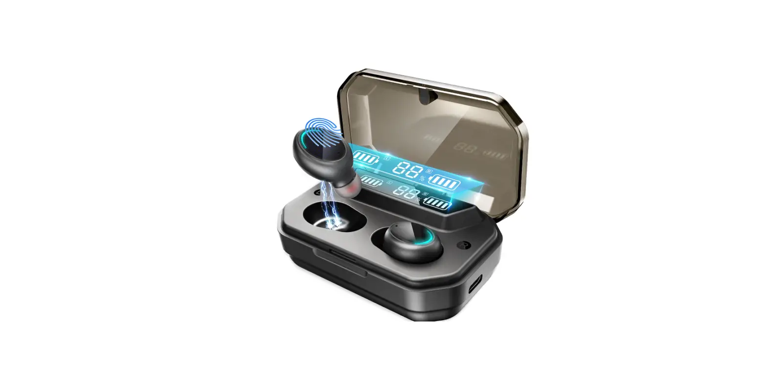 Wireless Earbuds Bluetooth 5.0 Headphones Ipx7 Waterproof Tws Deep Bass Stereo Noise Cancelling-complete Features/user Guide