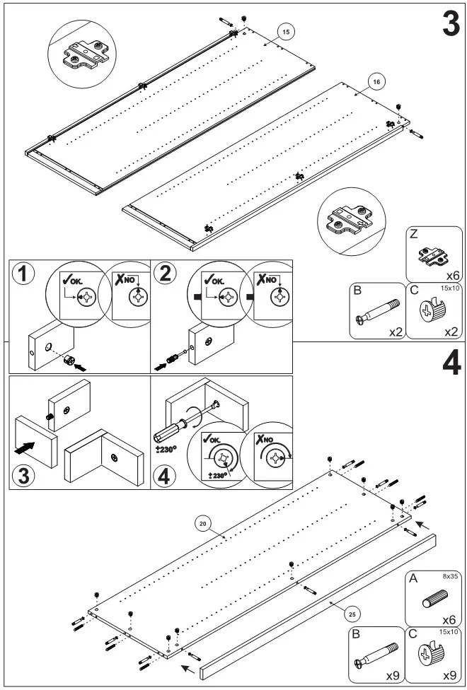 BOPITA Mila Wardrobe - Assembly 1