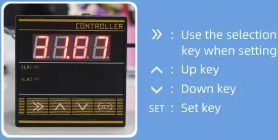 SONBEST SC7200B RS485 Interface With Communication Function Temperature Controller - Button Detailes