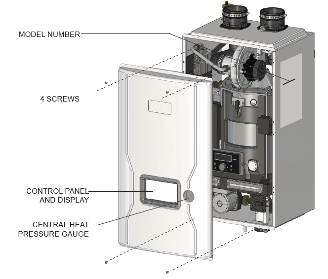 BRADFORD WHITE BMFTHW Brute FT Wall-Hung Boilers FIG 1