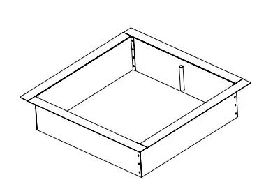 Blue Sky FF3636 HEAVY GAUGE SQUARE FIRE RINGS 3
