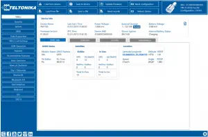 Configurator Status window